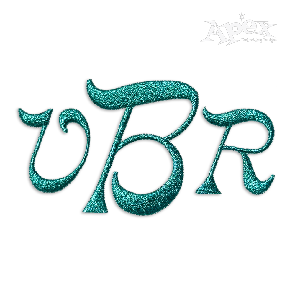 Wingsuit Machine Embroidery Fonts by Apex Design