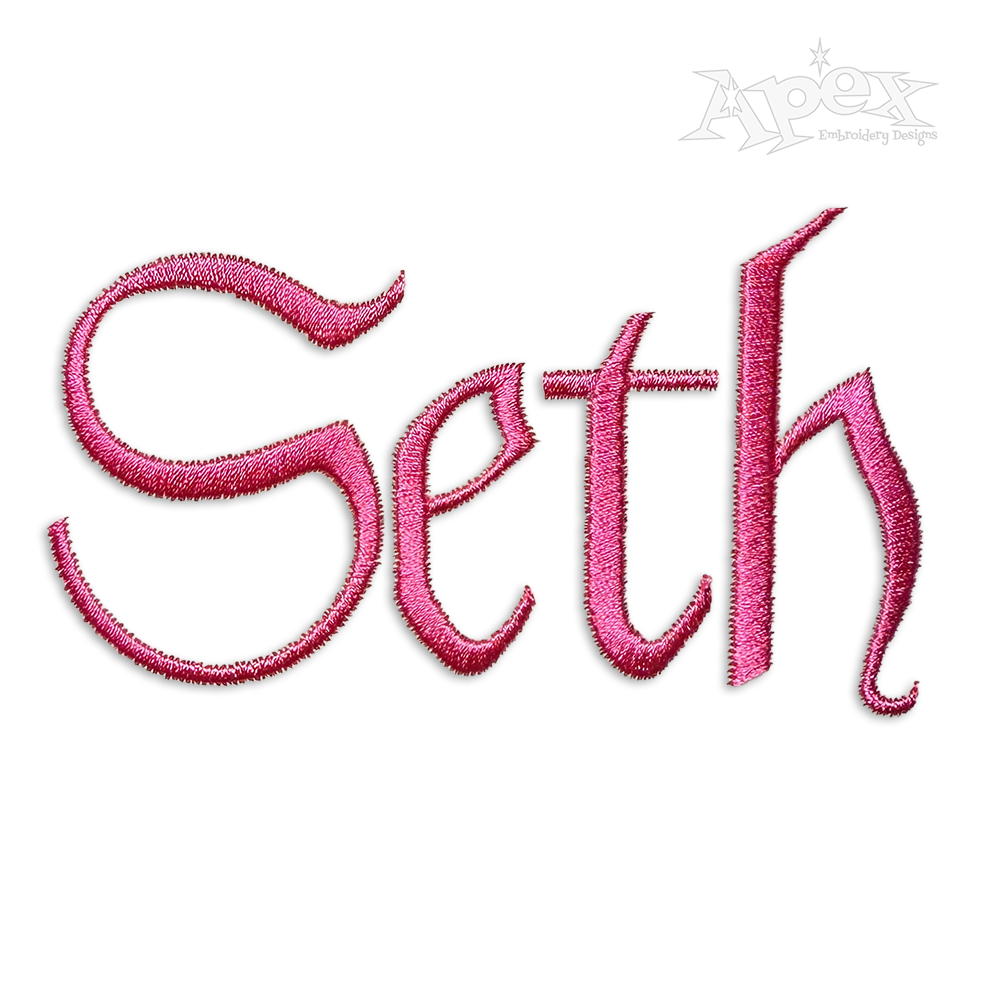 Halloween Machine Embroidery Font by Apex Design Letters