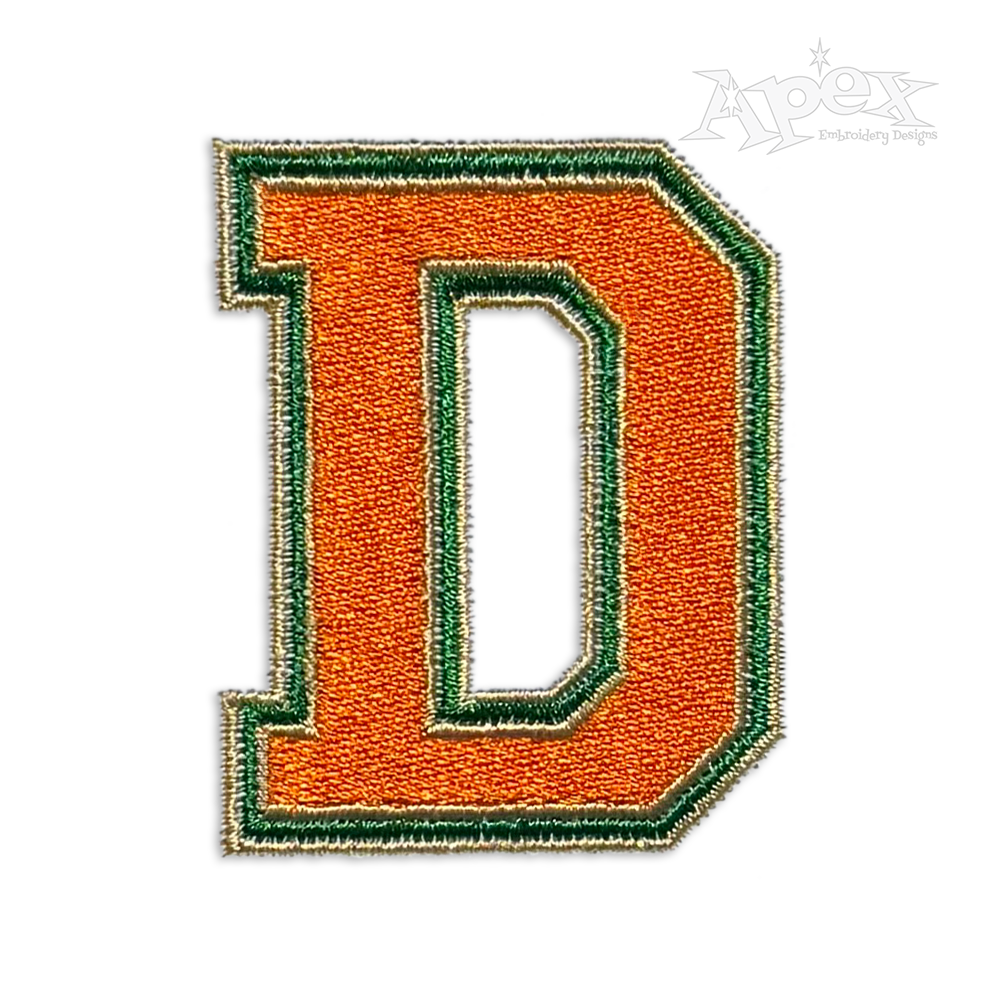 Block Machine Embroidery Font by Apex Designs
