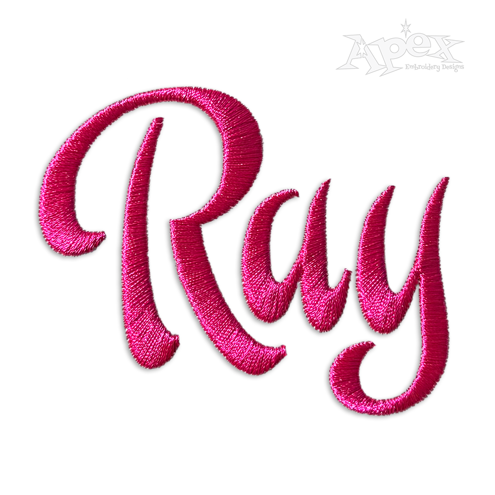 Dipsea Script Machine Embroidery Font by Apex