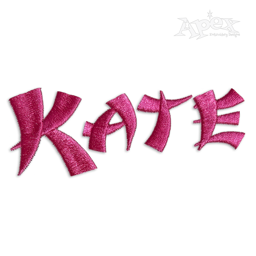 Karate Machine Embroidery Font Designs By Apex