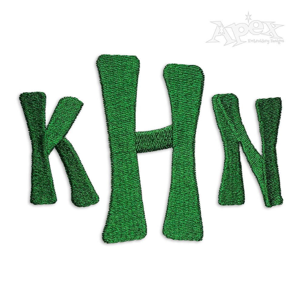 Whimsey Machine Embroidery Alphabet Font Designs