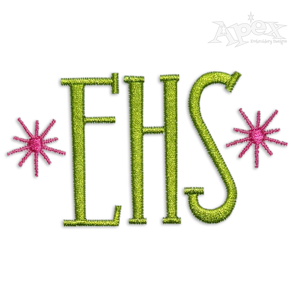 Apex Machine Embroidery Font Designs by Apex