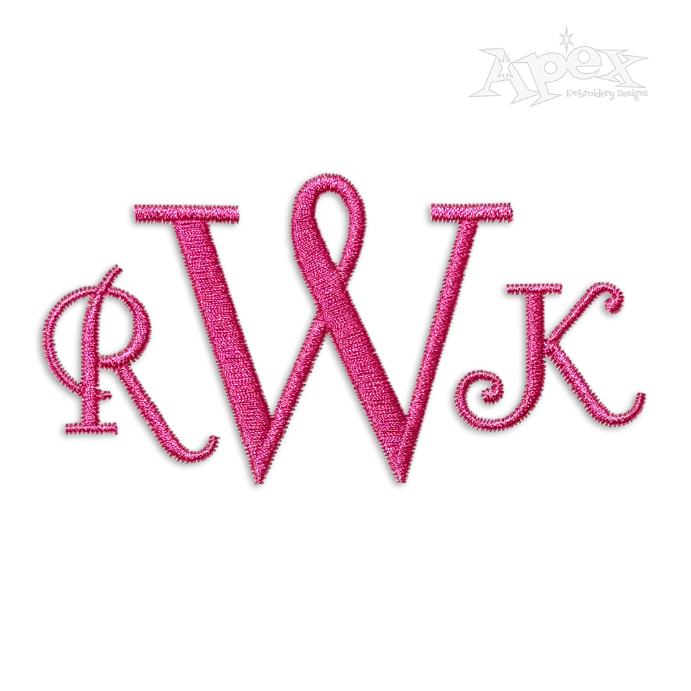 Harris Machine Embroidery Fonts by Apex