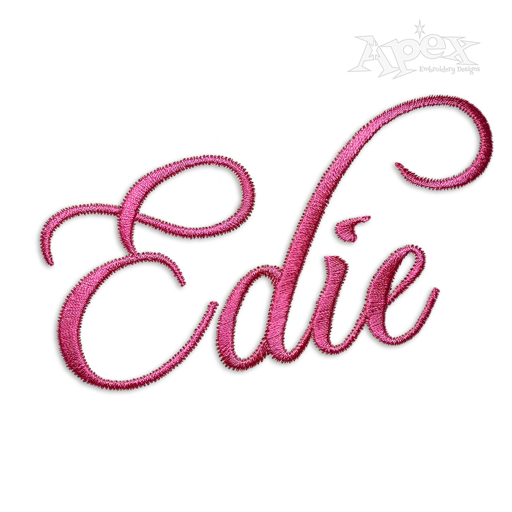 Booter Machine Embroidery Font by Apex Letters Alphabet