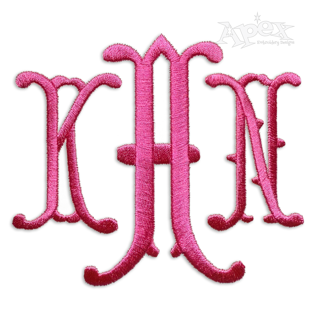 Tucson Western Machine Embroidery Font by Apex