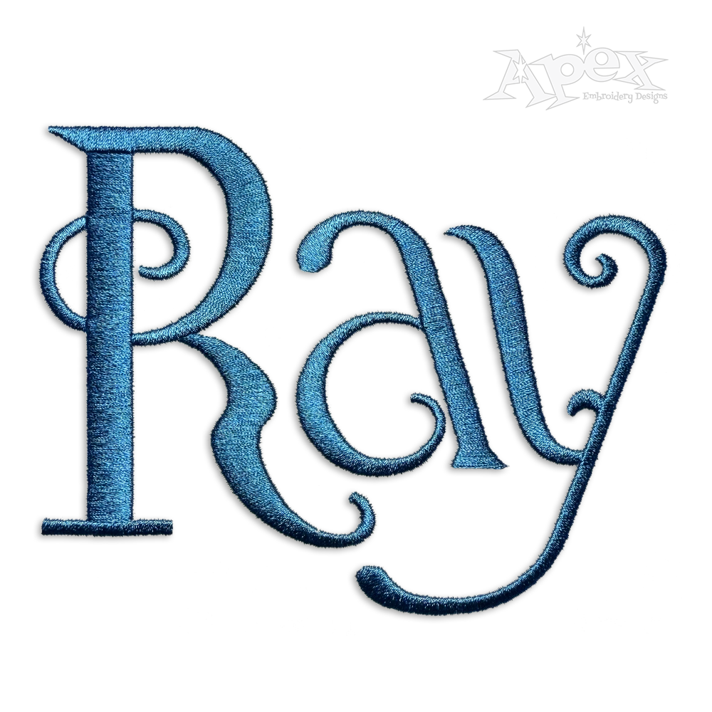 Francisco Designs Machine Embroidery Font by Apex Letters Monogram