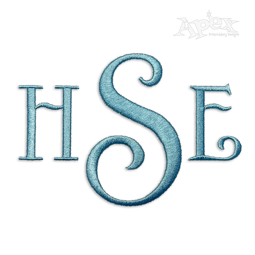 Francisco Designs Machine Embroidery Font by Apex