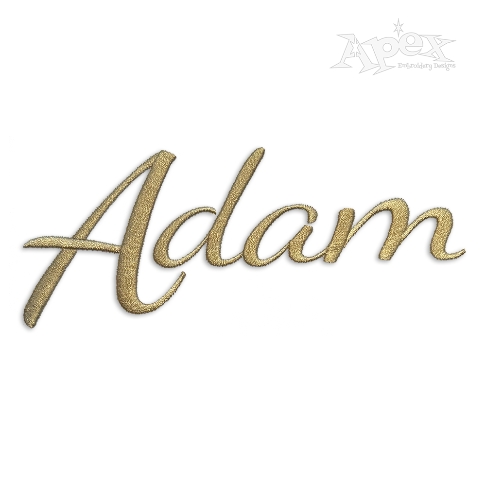 Ballinger Script Machine Embroidery Font by Apex