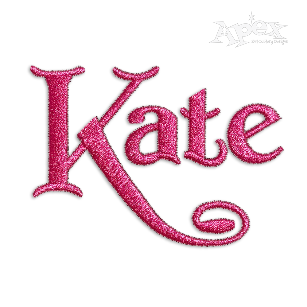 Tinker Bell Machine Embroidery Font by Apex