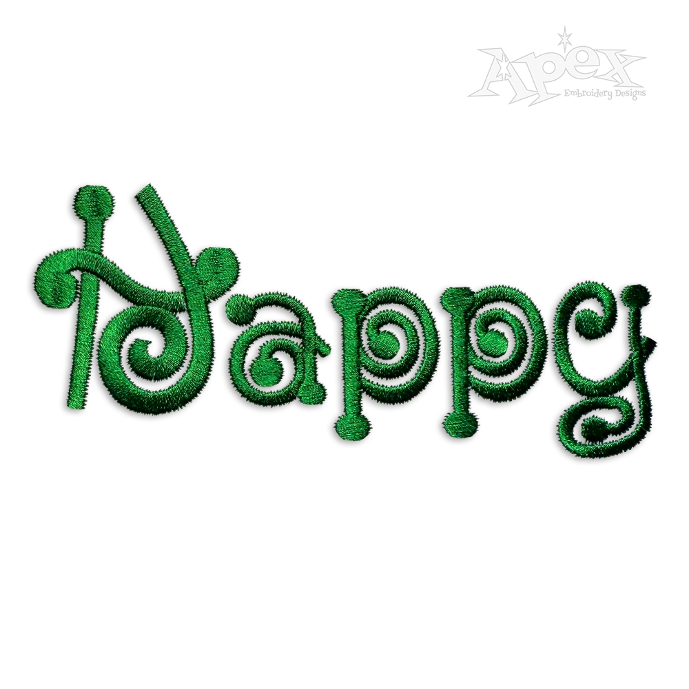 Baby Dots Machine Embroidery Fonts by Apex