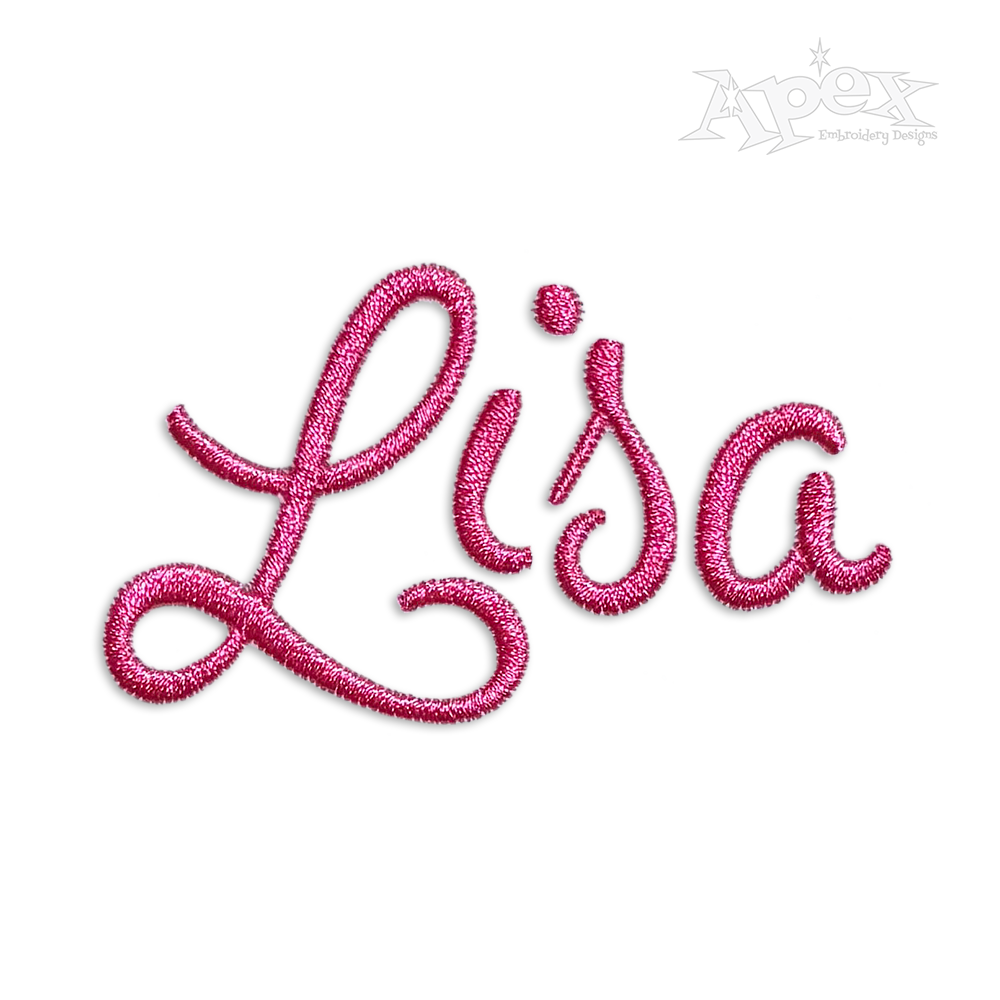 Sweet Judy Embroidery Font Machine Design