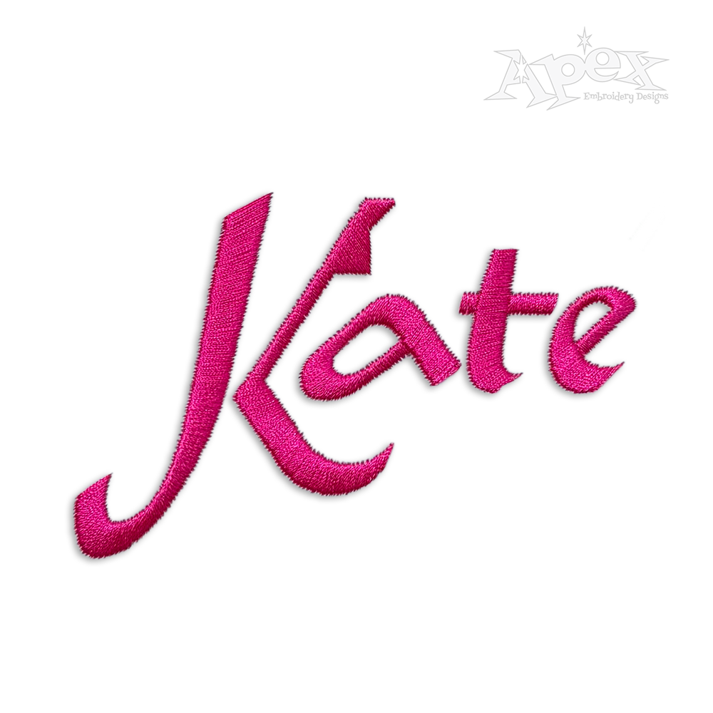 Carolina Script Machine Embroidery Font by Apex Designs