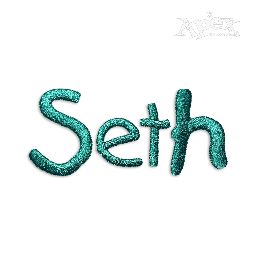 Kids Machine Embroidery Font Alphabet Letters - Apex Design Art