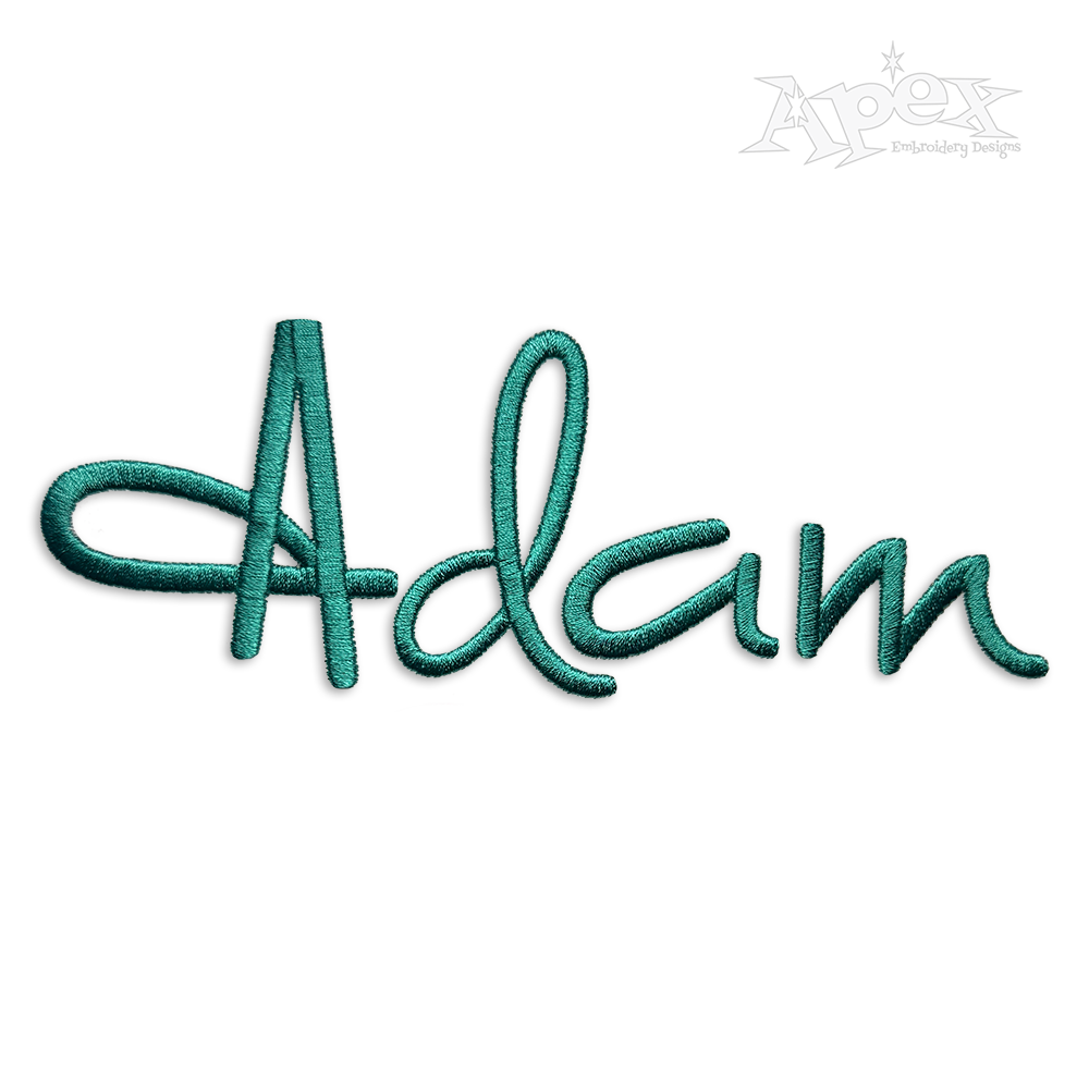 Dominique Machine Embroidery Font by Apex