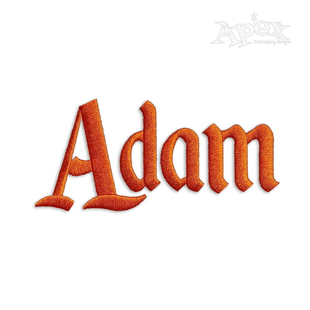Robin Hood Print Embroidery Font Designs Apex