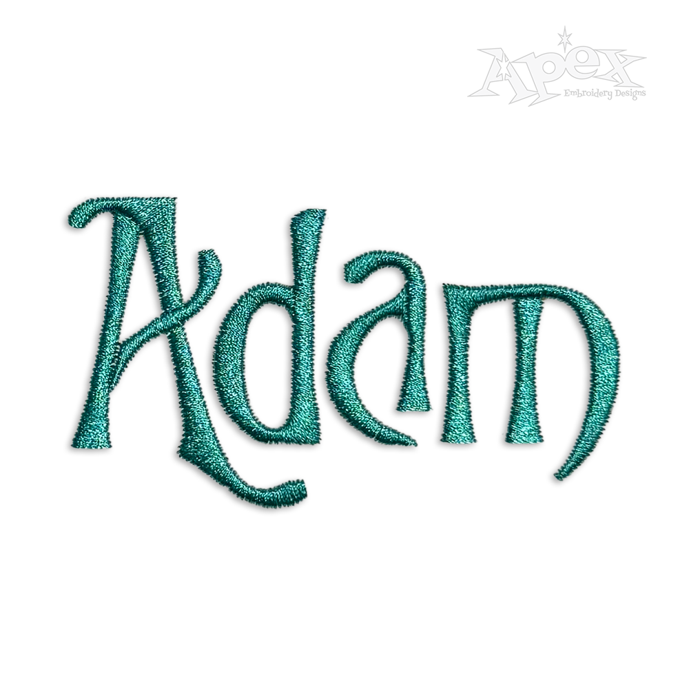 The Nightmare Before Christmas Embroidery Font