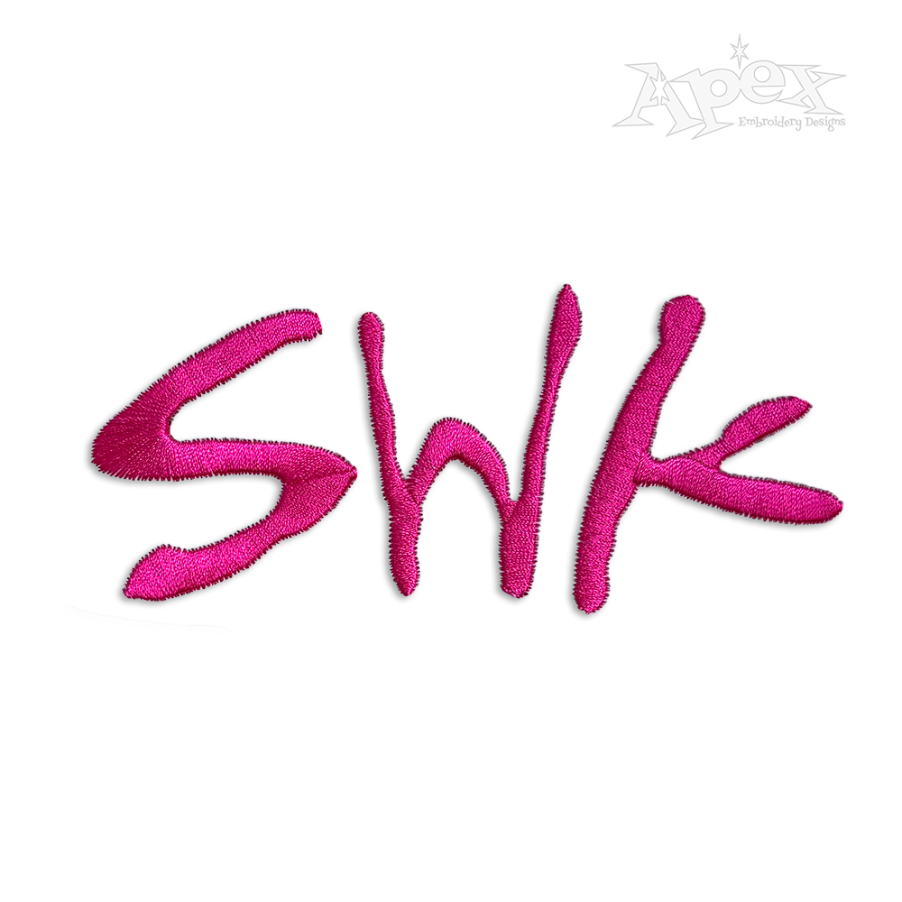 Friends TV Show Machine Embroidery Font - Apex Designs