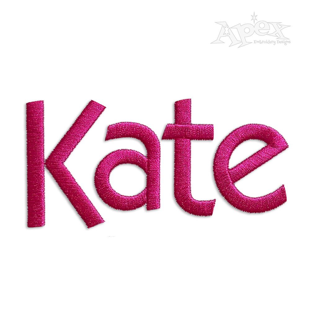 Nice Block Machine Embroidery Font by Apex Designs