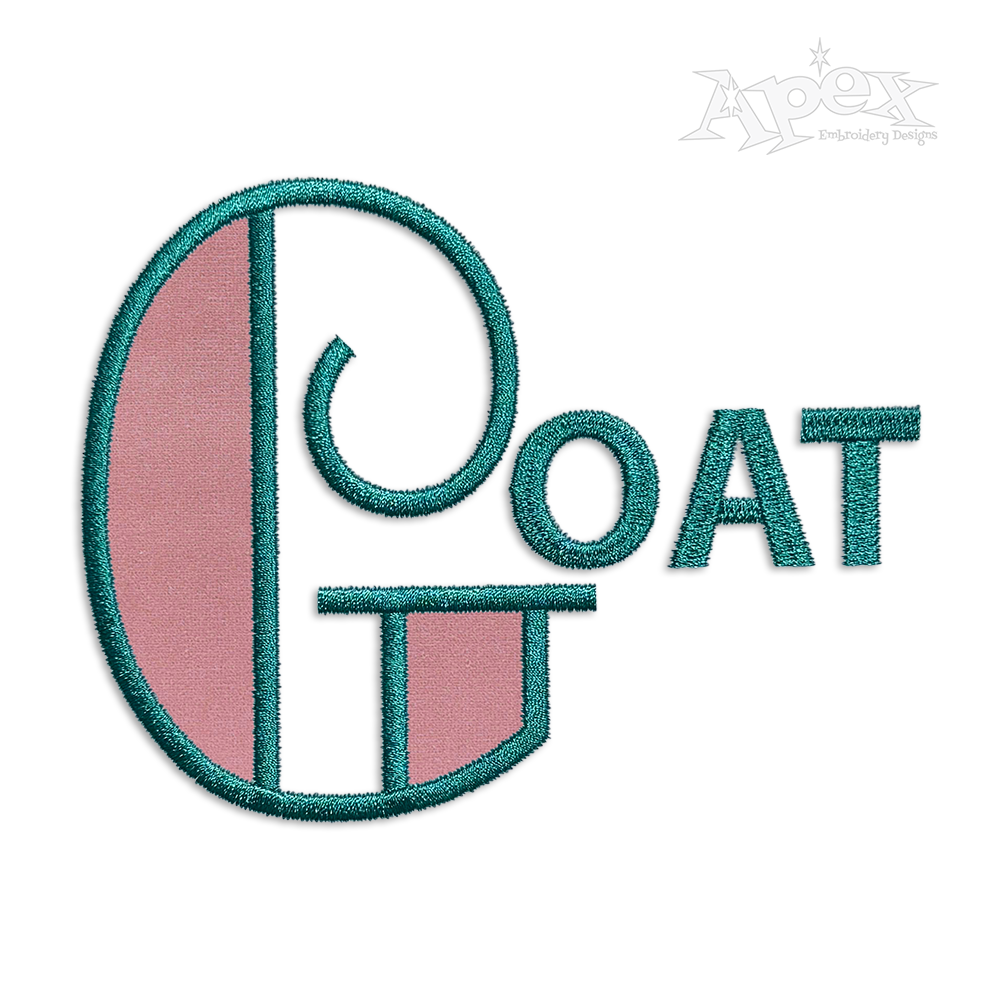 Simply Applique Machine Embroidery Font by Apex Designs
