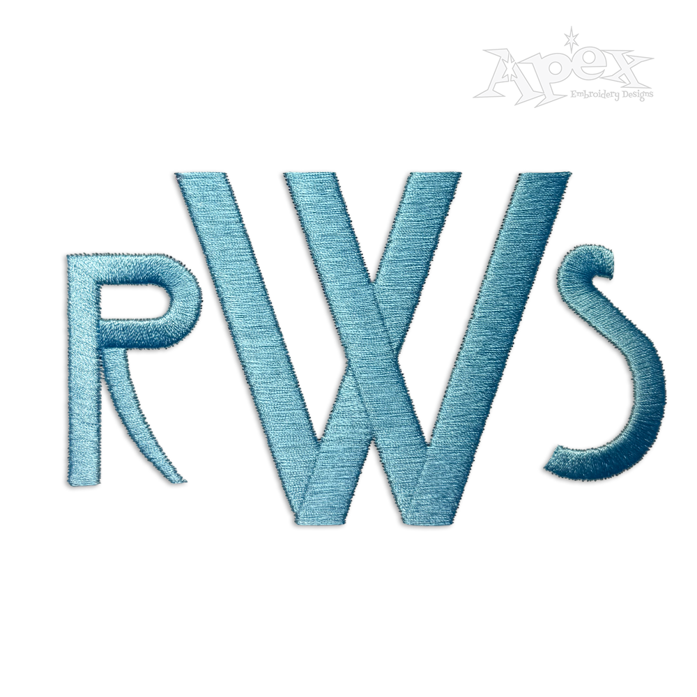 American Horror Story Machine Embroidery Font by Apex Designs