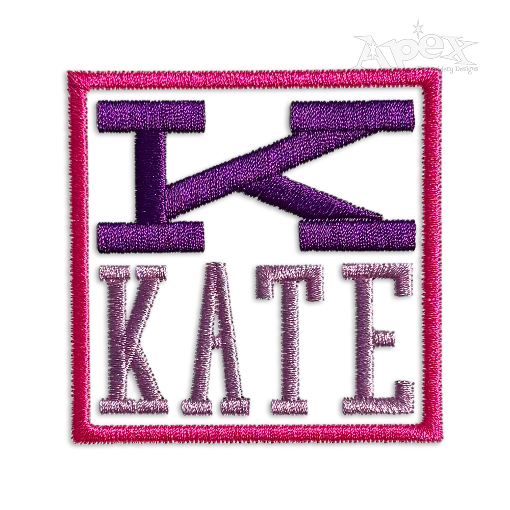 Wide and Tall Block Embroidery Fonts by Apex