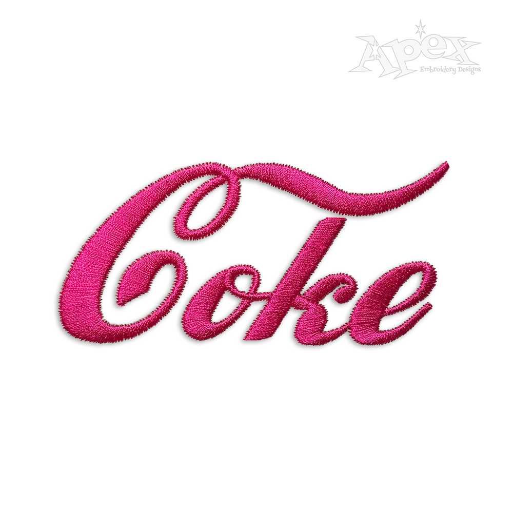 Cola Script Embroidery Font Machine Embroidery Designs
