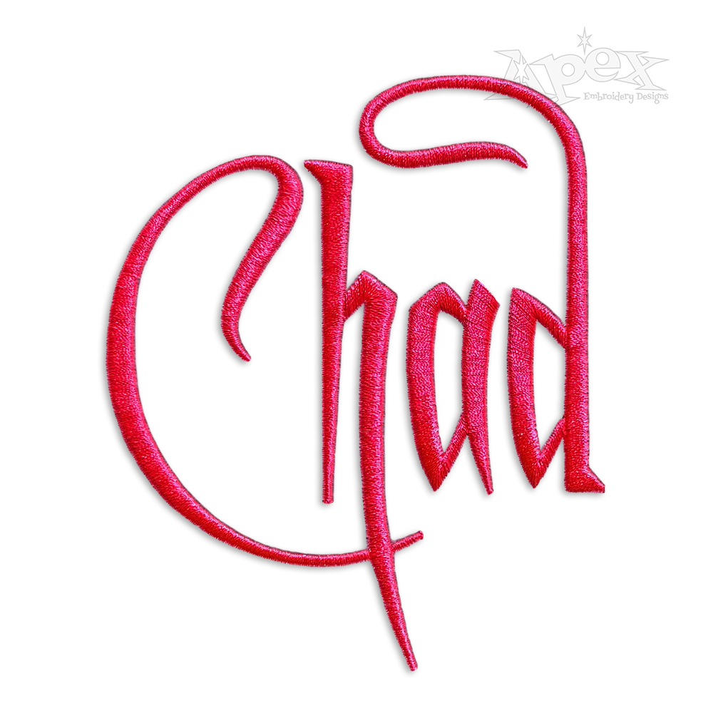 Charmed TV Show Machine Embroidery Font by Apex Designs