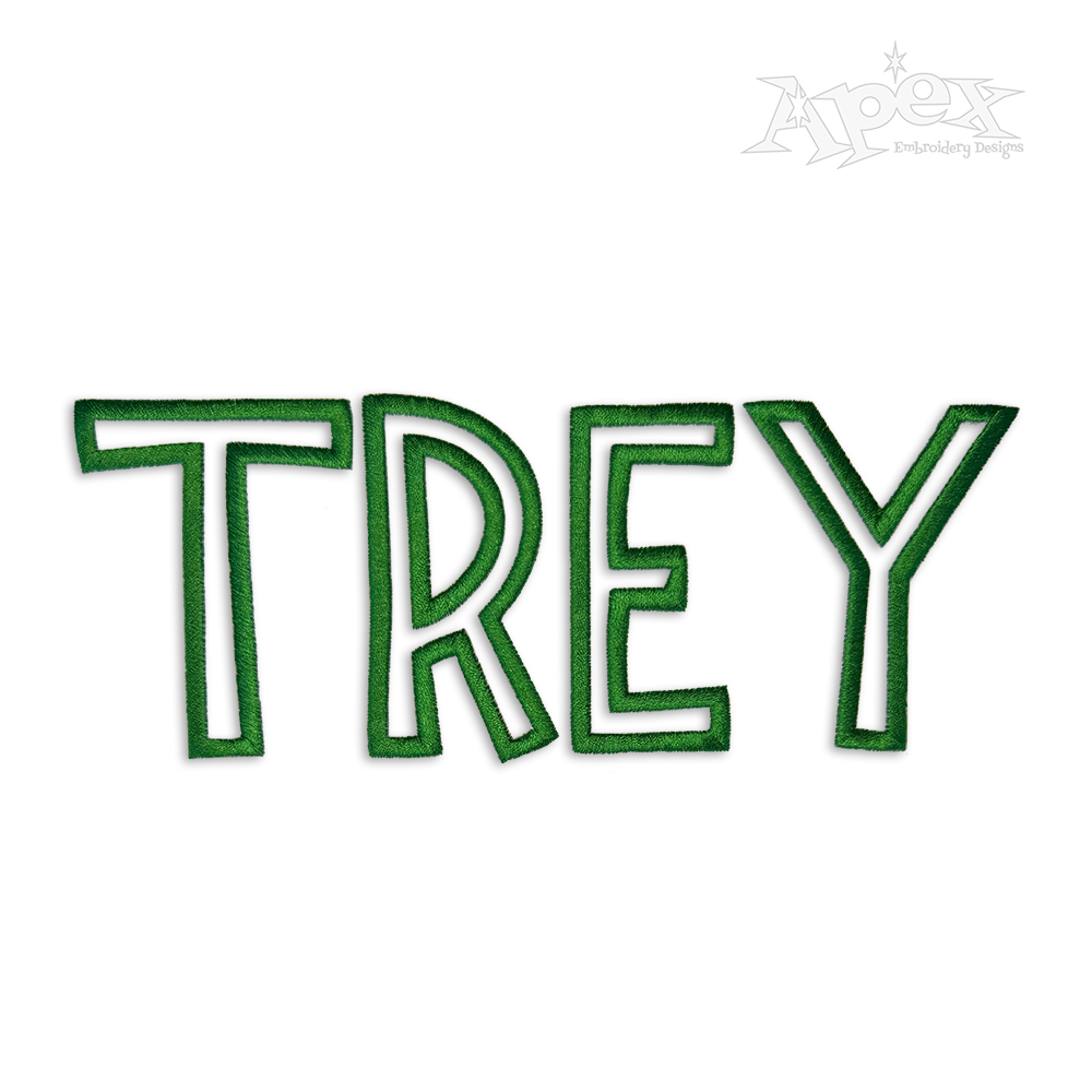 Jura Block Machine Embroidery Font Designs by Apex