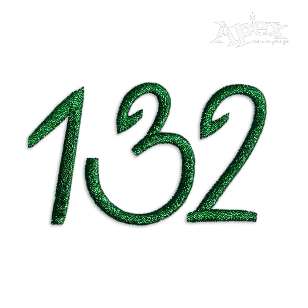 Fishing Hooks Machine Embroidery Fonts by Apex Designs