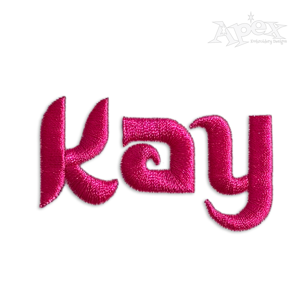 Philly Philadelphia Machine Embroidery Font - Apex