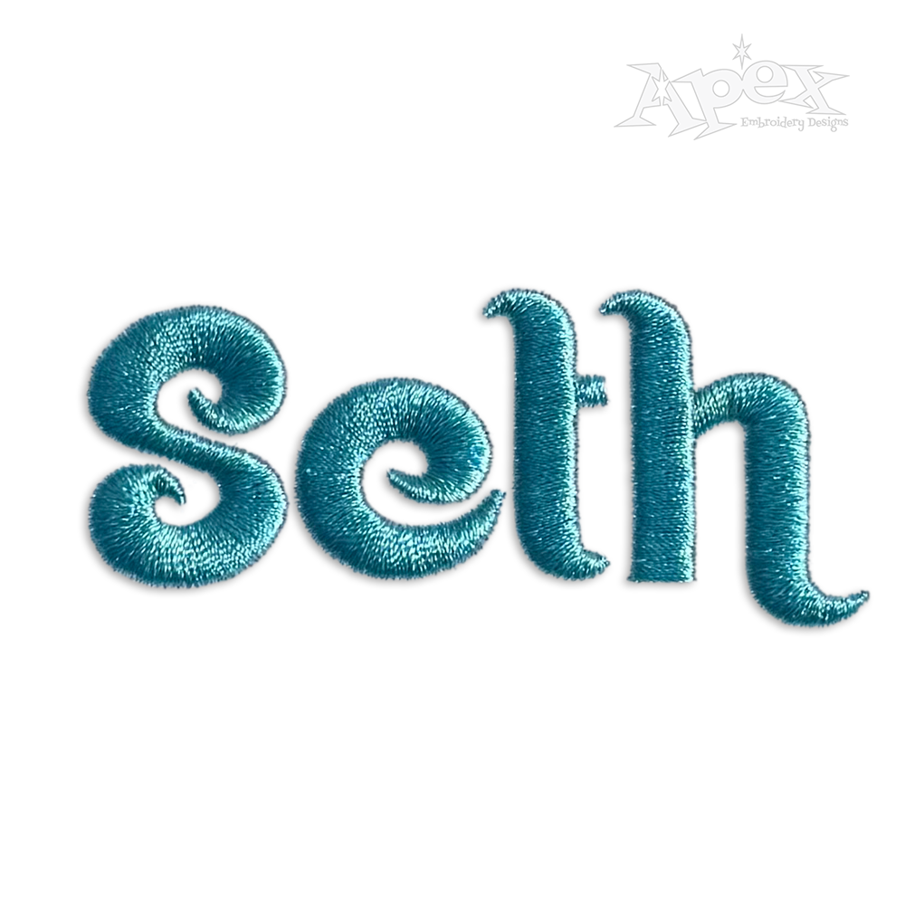 Philly Philadelphia Machine Embroidery Font - Apex Letter Art