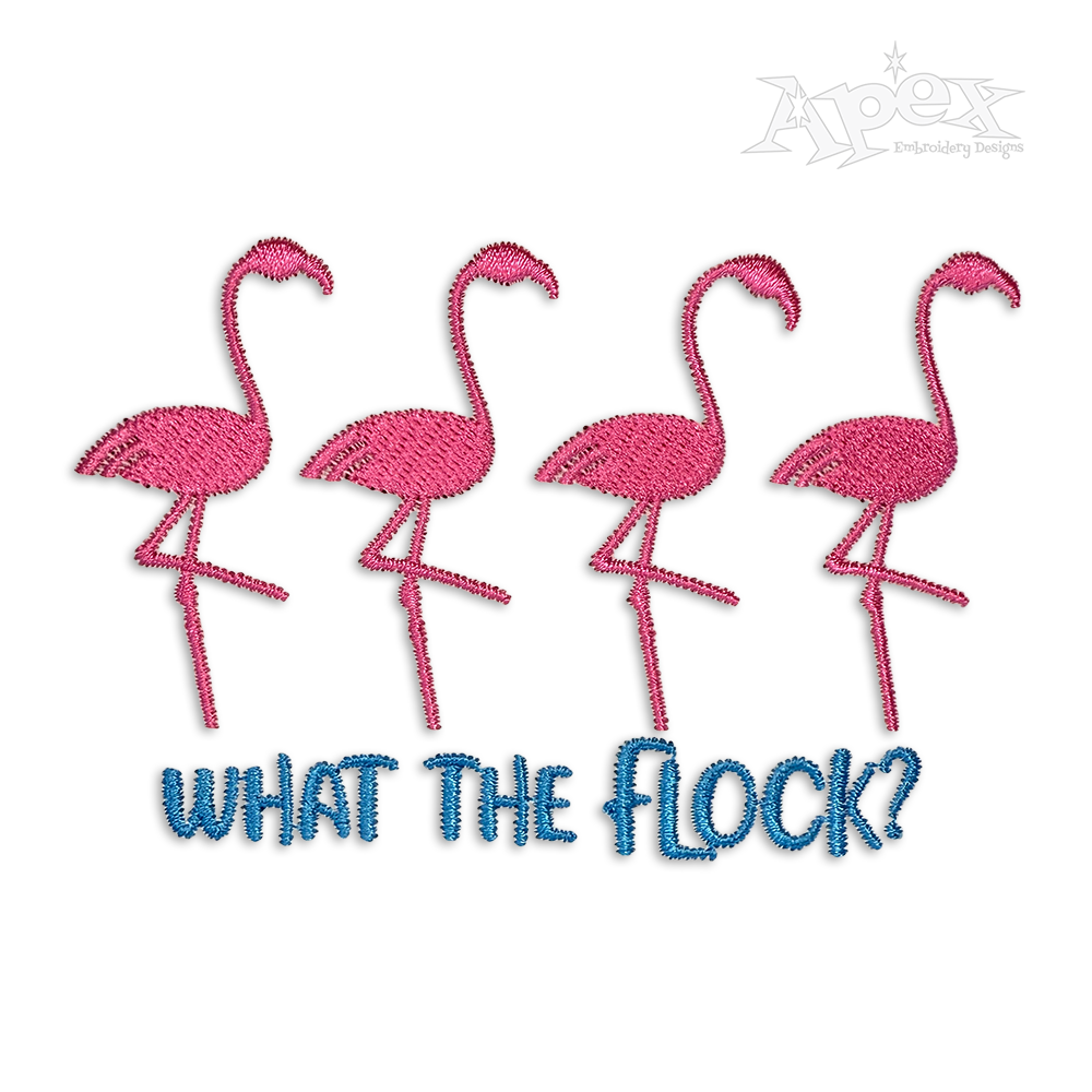 Pink Bird Monogram Machine Embroidery Designs