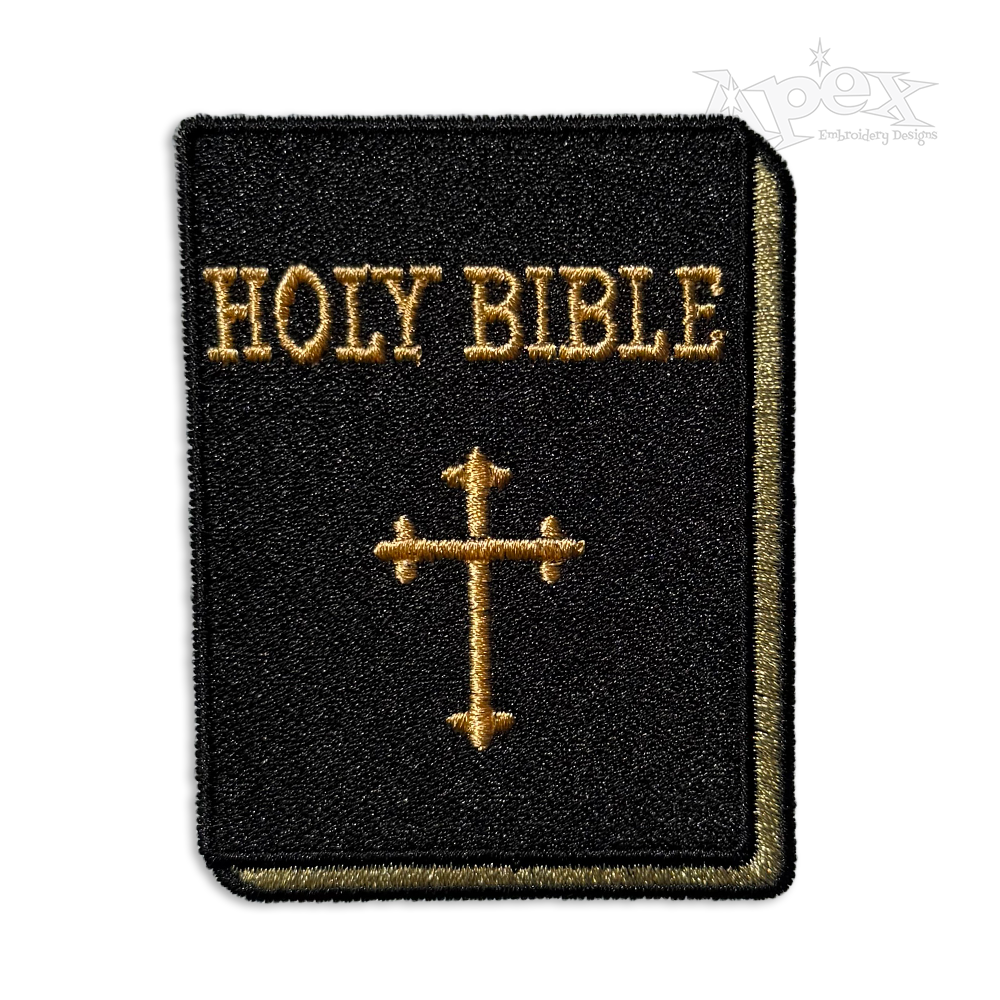 Holy Bible Embroidery Design