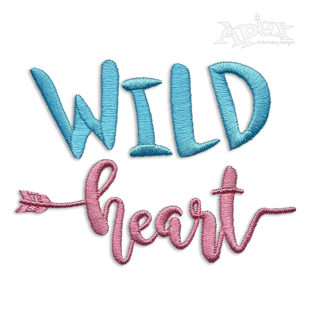 Wild Heart Gypsy Soul Embroidery Design