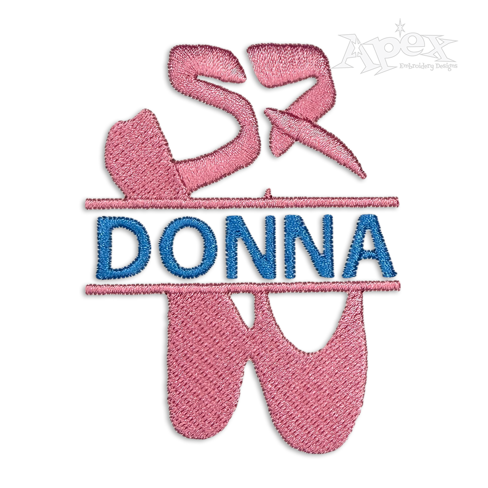 Ballet Dancing Shoes Split Machine Embroidery Frame