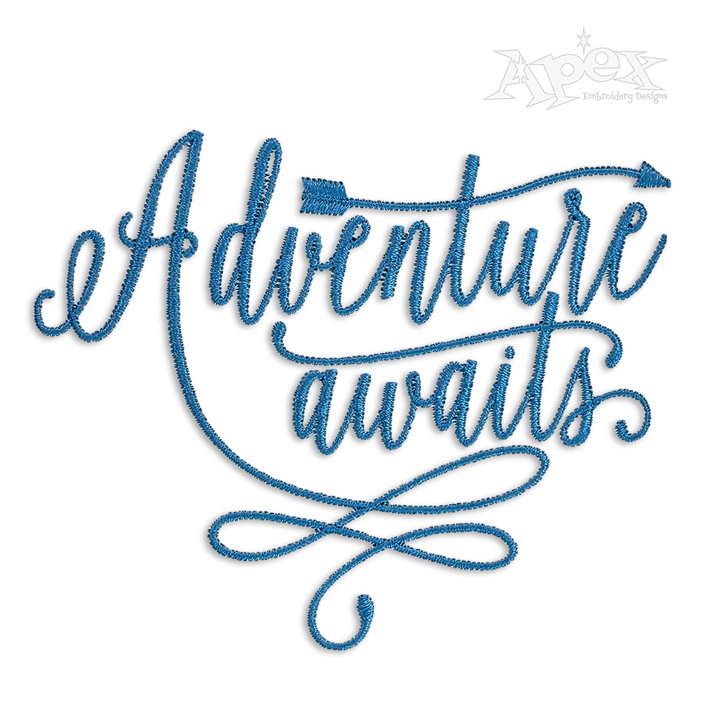 Adventure and Explore Word Art Pack Embroidery Designs Digitized by Apex