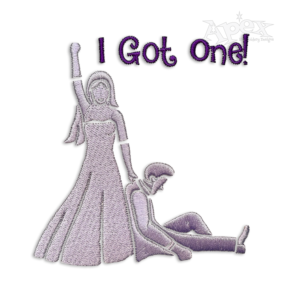 I Got One Wedding Machine Embroidery Design | Apex
