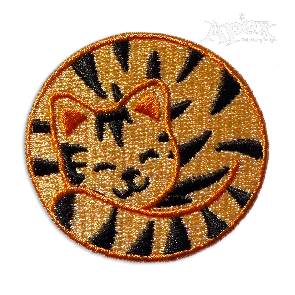 Tabby Cat Embroidery Designs