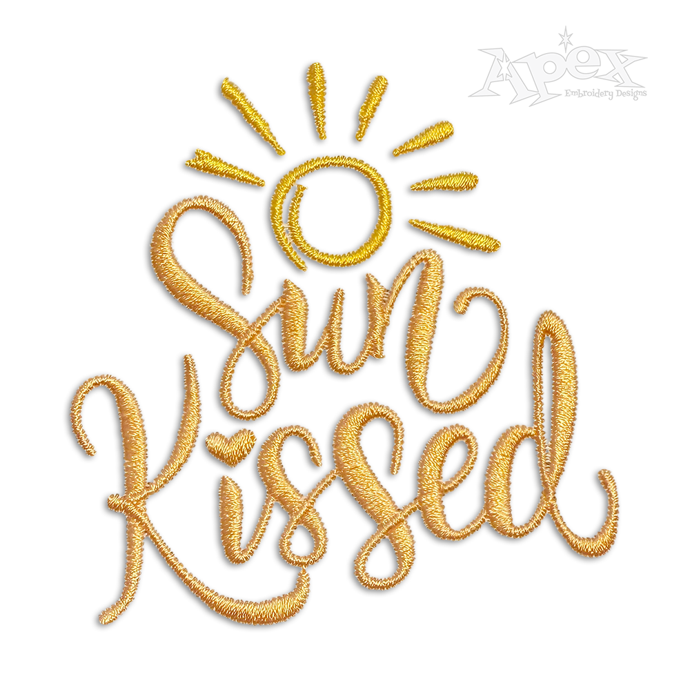 Sun Kissed Machine Embroidery Designs by Apex