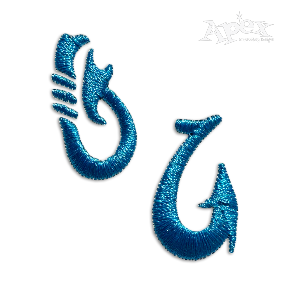 Hawaii Hook Simple Machine Embroidery Designs