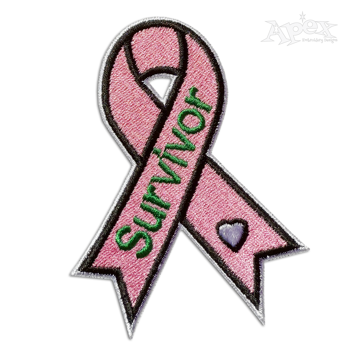 Cancer Survivor Ribbon Machine Embroidery Designs