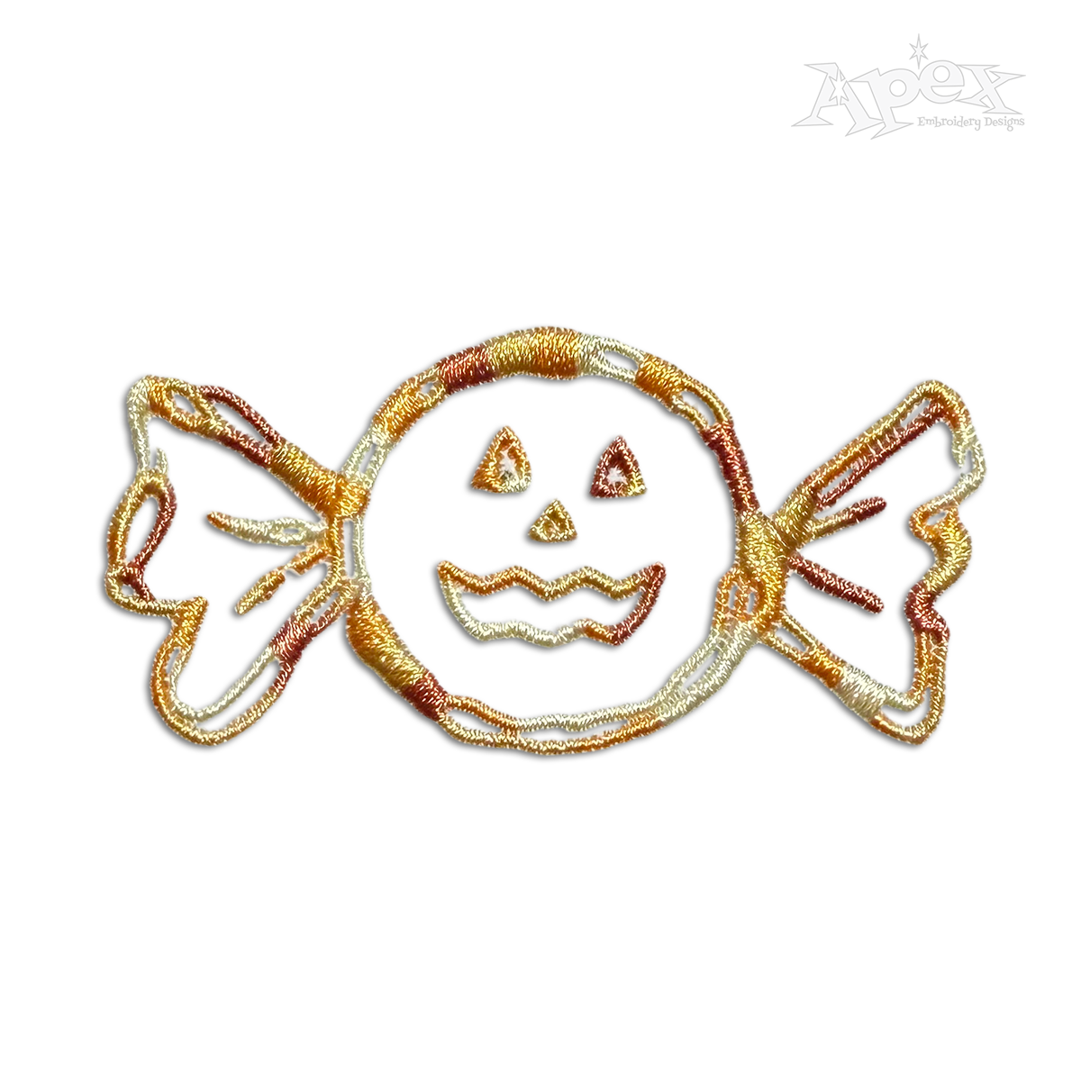 Halloween Pumpkin Candy Machine Embroidery Design by Apex