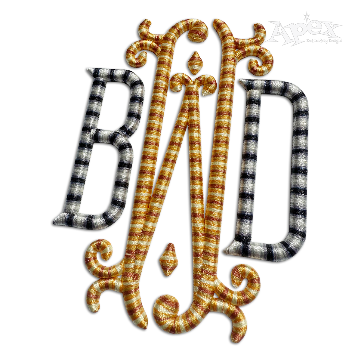 Vienna 3D Puff Machine Embroidery Design by Apex