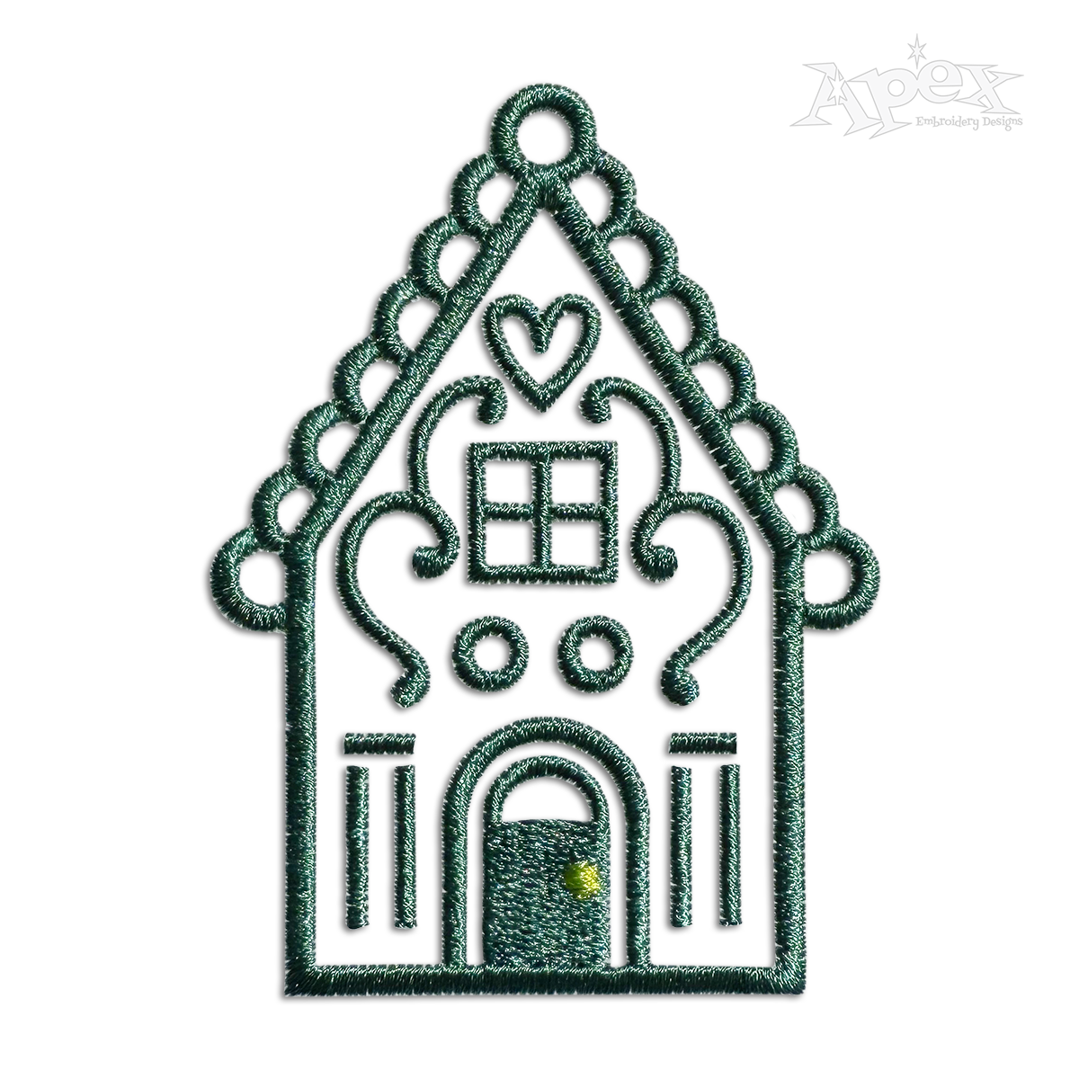 Peace Christmas Tree Machine Embroidery Designs by Apex