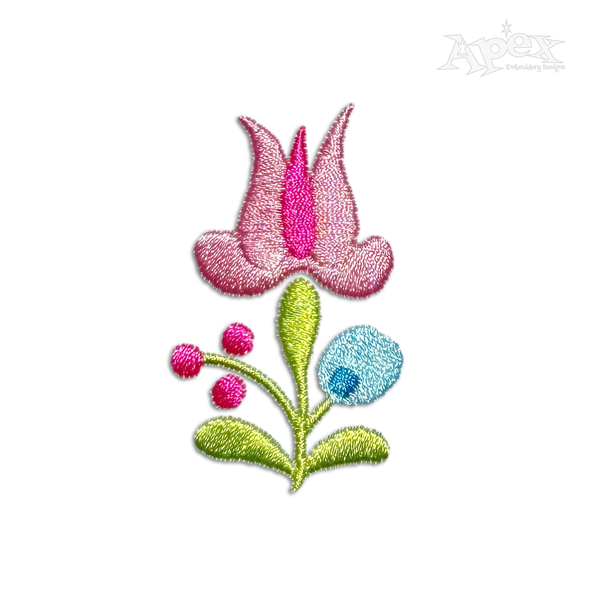 Tiny Decorative Flower Machine Embroidery Design