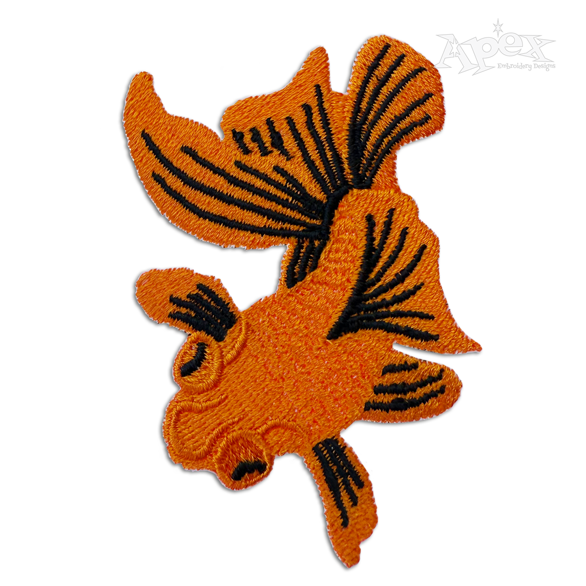 Gold Fish Machine Embroidery Design by Apex