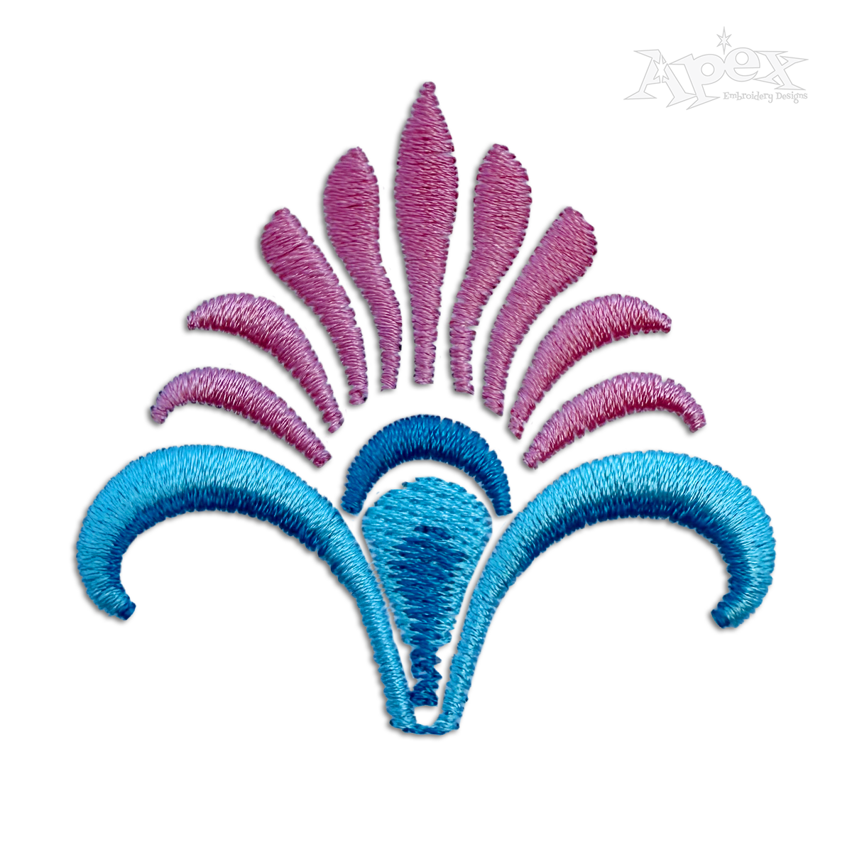 Decorative Damask Machine Embroidery Designs by Apex