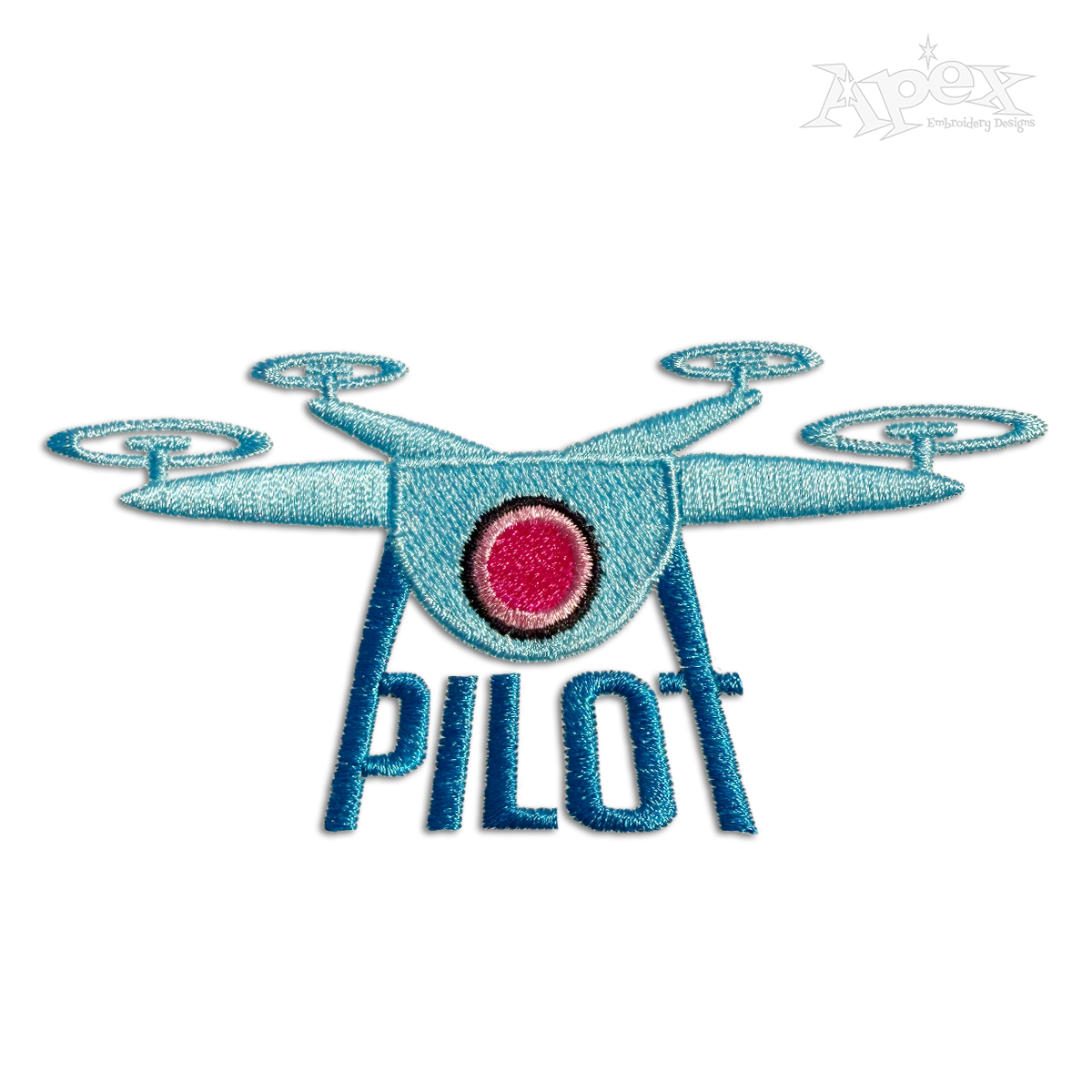 Drone Pilot Machine Embroidery Designs by Apex