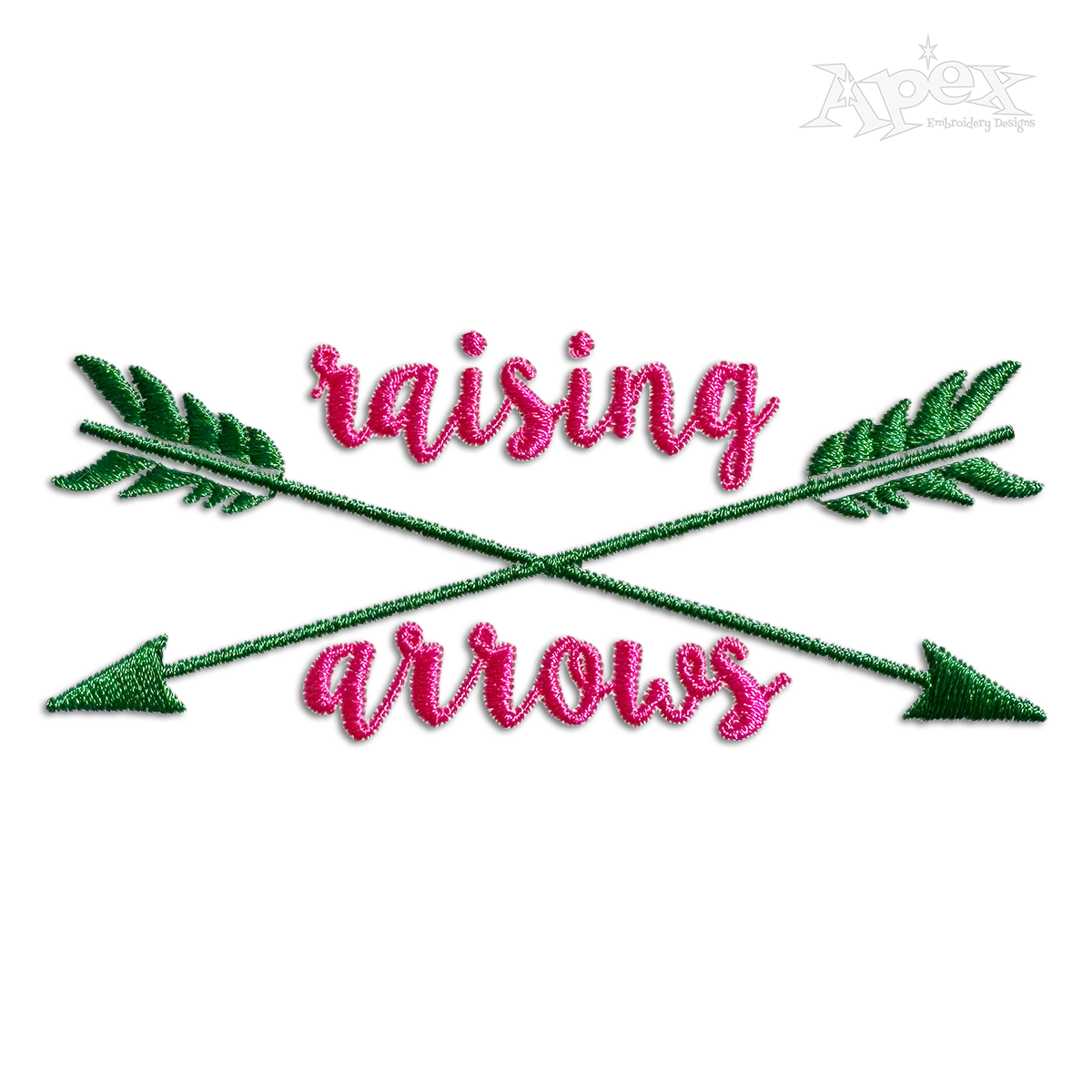 Raising Arrows Kids Mother Machine Embroidery Design
